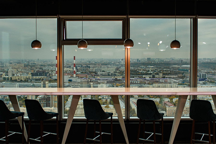 Панорама Москвы из Imperia Sky Loft